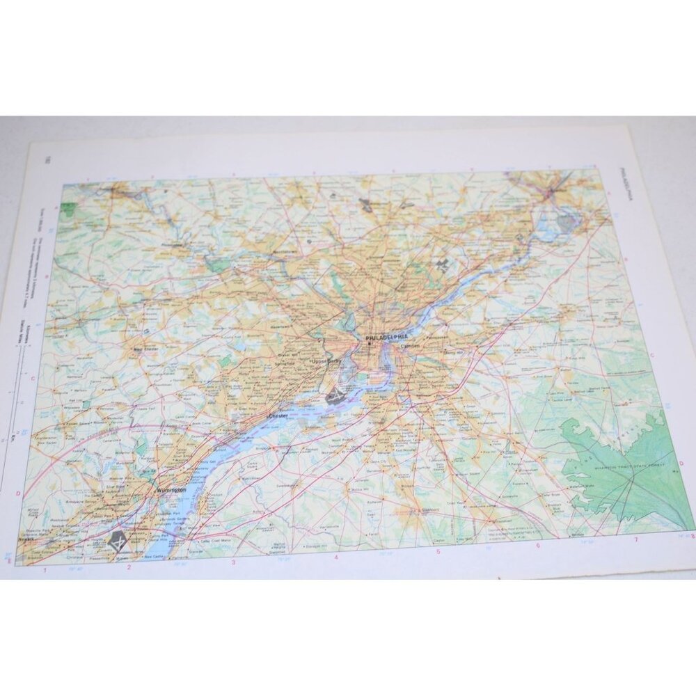 Philadelphia Long Island Cosmopolitan Atlas Map Vintage 92472
